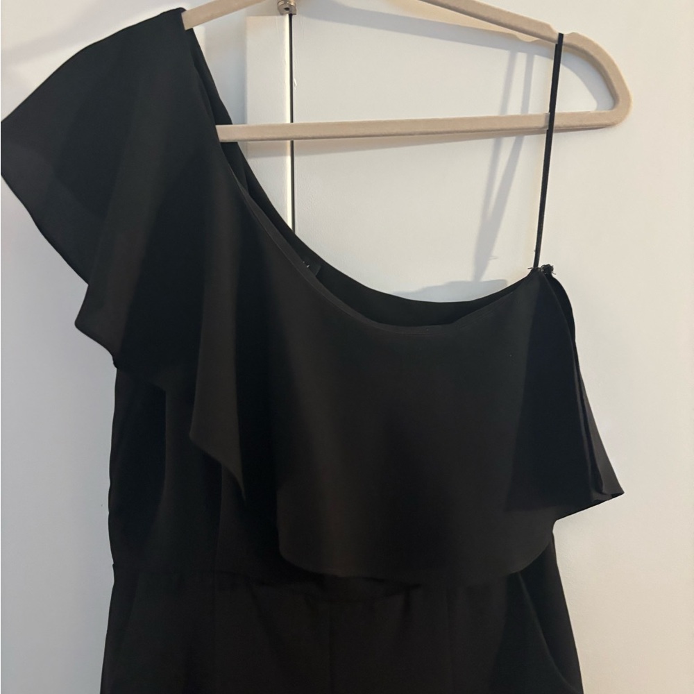 Yumi Kim Black One-Shoulder Jumpsuit